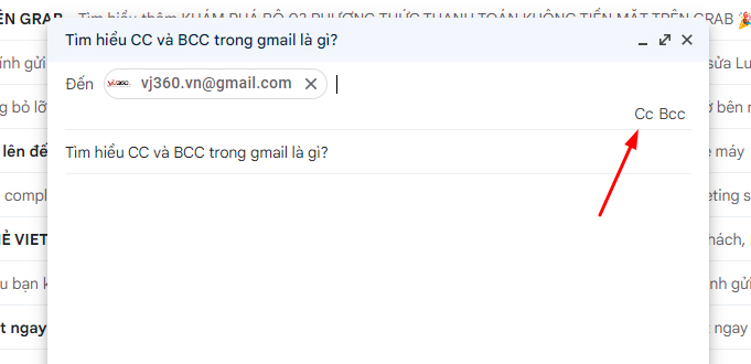 hướng dẫn cách gửi cc mail trong gmail