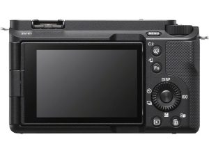 Thiết kế mặt sau của mirrorless camera Sony ZV-E1
