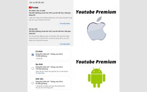 cách mua youtube premium giá rẻ với điện thoại Android