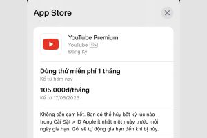 Hướng dẫn mua Youtube Premium trên Iphone