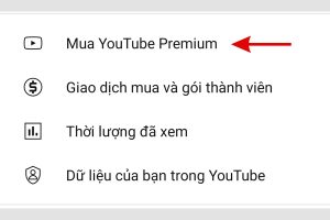 hướng dẫn mua youtube premium giá rẻ với điện thoại Android
