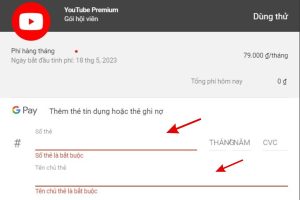 Cách đăng ký Youtube Premium ở Việt Nam bằng máy tính