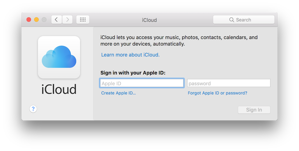 Tiến hành đăng nhập bằng ID Apple và mật khẩu của bạn