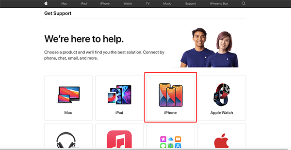 Kiểm tra máy lock trực tiếp trên website Apple