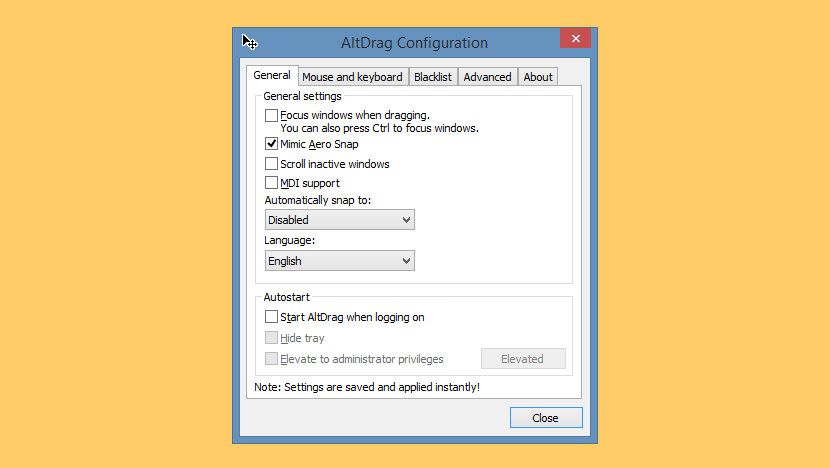 AltDrag chia màn hình máy tính dễ dàng