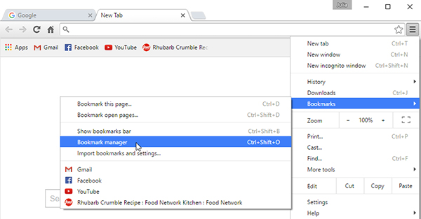 Hướng dẫn xem lại bookmark đã lưu trên Chrome