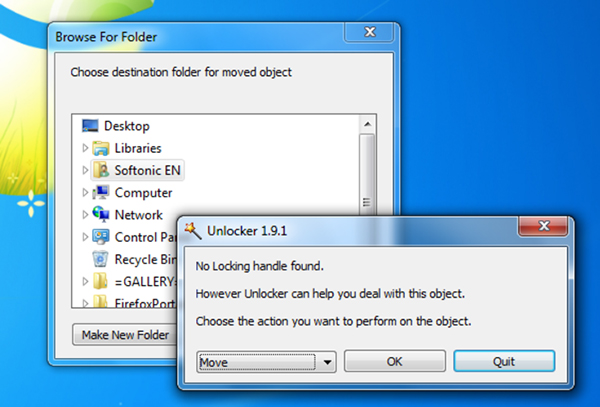 Cách xóa thư mục trên máy tính qua phần mềm UnLocker