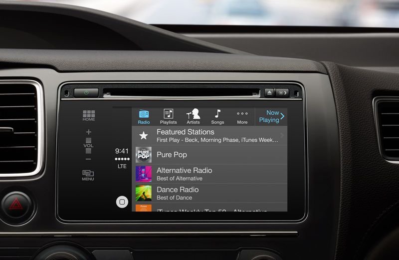 Ứng dụng CarPlay Music cho phép người dùng nghe nhạc dễ dàng
