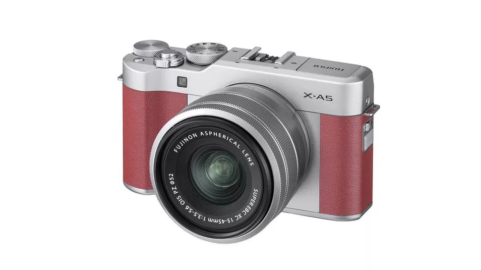 máy chụp hình màu hồng Fujifilm X-A5