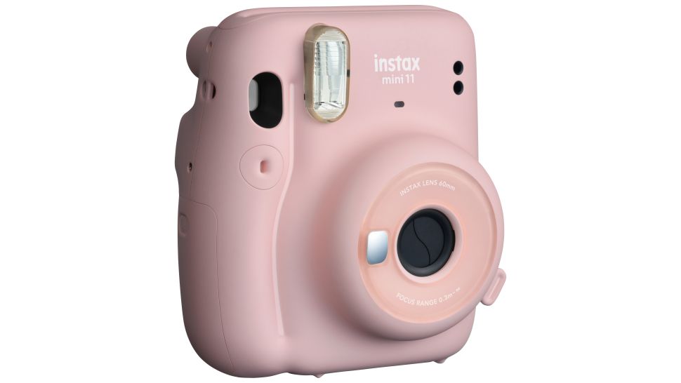 máy chụp ảnh màu hồng Instax Mini 11