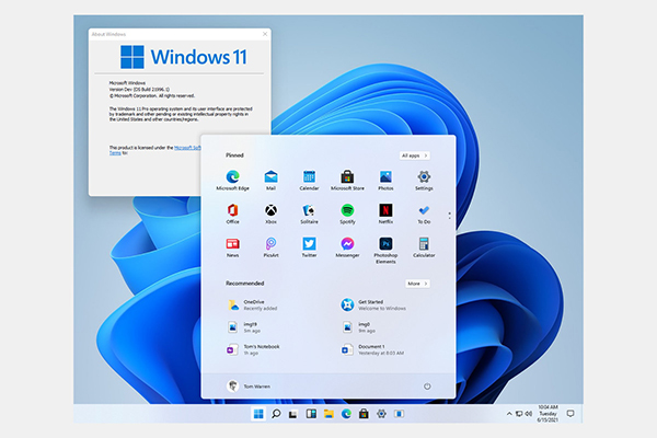 Windows 11 sở hữu ngôn ngữ thiết kế Fluent design