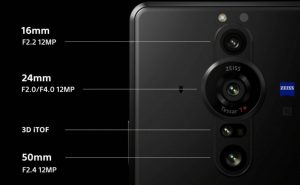 Hệ thống cụm 4 camera trên Sony Xperia Pro I
