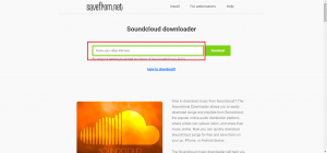 Cách tải nhạc trên soundcloud bằng savefrom.net